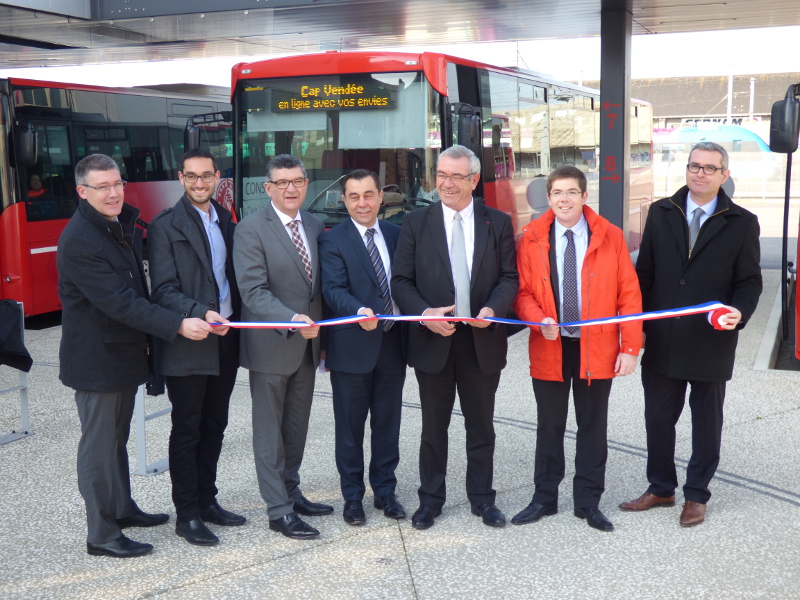 Inauguration du Pôle d'Echange Mulimodal (PEM) de La Roche sur Yon